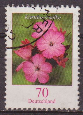 ALEMANIA 2005 Scott 2317 Sello Flora Flor Dianthus 70 Usado Michel 2481 Allemagne Duitsland Germania Germany Alemagne Deutschland 